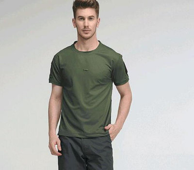 Z3 美軍 特勤 T恤 綠  透氣排汗衫乾圓領內衣高爾夫運動登山旅遊迷彩服戰鬥服-來可家居