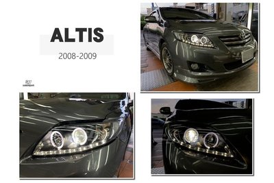 JY MOTOR 車身套件 _ ALTIS 08 09 年 10代 黑框 R8燈眉光圈 魚眼 大燈 鹵素 HID 版