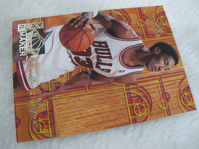 ~ Scottie Pippen ~ 1995年 Flair 天下第二人.皮朋 NBA球員 PLAY MAKER 特殊卡