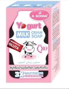 【苡琳小舖】*泰國 A BONNE' 優格牛奶Q10香皂/木瓜蜂蜜香皂