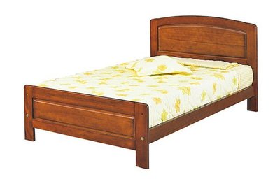 [ 家事達 ]OA-886-3 歌麗雅柚木3.5尺單人床(實木床板) 特價 限送中部