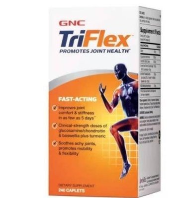 【天秤座】美國 GNC TriFlex 健安喜 優骨力 快速作用氨糖軟骨素 關節靈活120片 特惠鏈接-AA