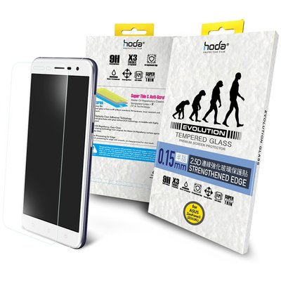 【免運費】hoda【ASUS ZenFone 3 (ZE552KL) 】全透明進化版邊緣強化9H鋼化玻璃保護貼
