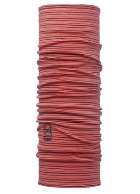 【BUFF】BF113011-506 西班牙 BUFF 美麗諾羊毛印花頭巾 橘色珊瑚 保暖頭巾 merino 透氣