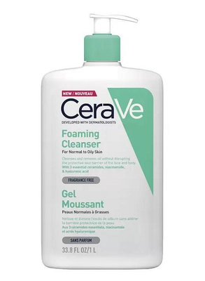CeraVe 適樂膚 溫和泡沫潔膚露 1公升