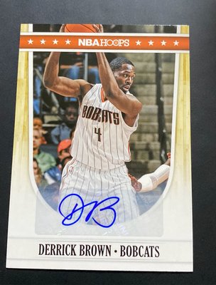 2011-12 NBA Hoops Autographs #162 - Derrick Brown