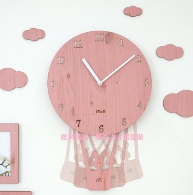 熱氣球擺鐘 擺鐘 掛鐘 氣球 熱氣球 咖啡廳 時鐘 鬧鐘 掛鐘 相框牆 相框 相片牆 簡約風 壁貼 壁畫 掛飾 鐘