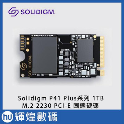 Solidigm P41 Plus系列 1TB M.2 2230 PCI-E SSD 固態硬碟