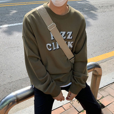 正韓男裝 FIZZ CLINK印刷衛衣 / 3色 / 999 KOREALINE 搖滾星球