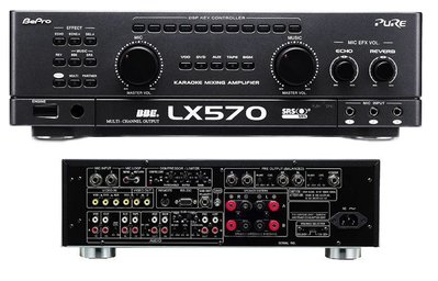 BEPRO LX-570 旗艦卡拉OK5.1聲道擴大機~內建美國專業 BBE/SRS音效/4種DSP Echo+Reverb