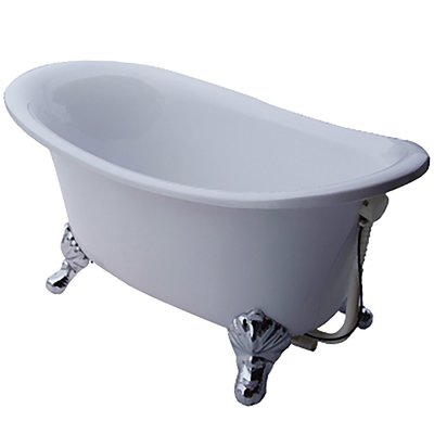 I-HOME 台製 浴缸 M1型銀腳(140cm) 獨立浴缸 壓克力缸 空缸 泡澡保溫 浴缸龍頭需另購
