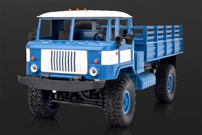 JHS（（金和勝 玩具））免運費 1:16 藍色 4x4 4WD 俄羅斯 GAZ-66V 遙控軍卡 4134