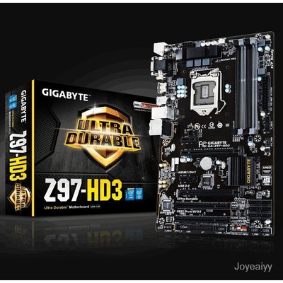 【熱賣精選】庫存Gigabyte/技嘉 Z97-HD3 1150主板 DDR3  支持四代U  Z97主板