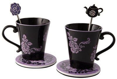 全新限量ANNA SUI 咖啡杯+陶瓷杯墊 不含叉匙組  現貨售完即止！