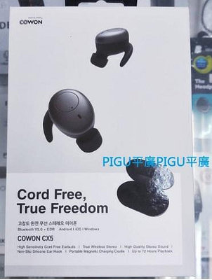 平廣 福利品 送袋 COWON CX5 真無線 藍芽耳機 台灣公司貨 iAudio 耳機 True Wireless