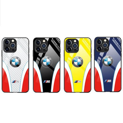 BMW 新品供應#酷炫跑車寶馬圖案手機殼適用於iphone 13 12 11 14 15 Pro Max Mini XR