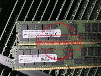 全新鎂光 32G 2RX4 PC4-2933Y DDR4 2933 ECC RDIMM記憶體 2022年