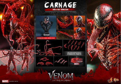 全新 Hot Toys 1/6 MMS620 Let There Be Carnage Venom 猛毒 Carnage 屠殺