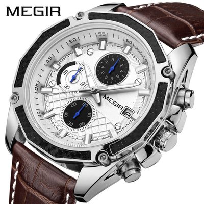 跨境專供美格爾MEGIR男士 手表多功能爆款運動二類電商男手表2015