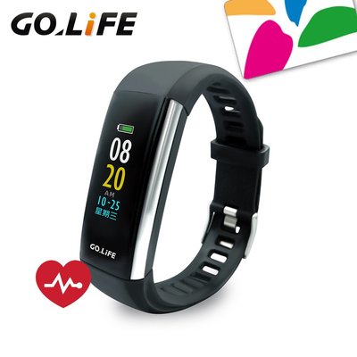 GOLiFE Care Xu 智慧全彩悠遊心率手環 自動偵測睡眠品質及睡眠時間 IP67防塵防水 藍牙無線 (觸控螢幕)