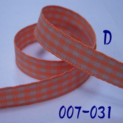 3分格子緞帶(007-031)※D款※~Jane′s Gift~Ribbon，用於裝飾.包裝及成衣配件
