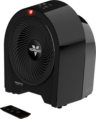 【竭力萊姆】美國原裝五年保 Vornado Velocity 5R 黑色 空氣循環扇 全室空間加熱器電暖器 定時調節溫控