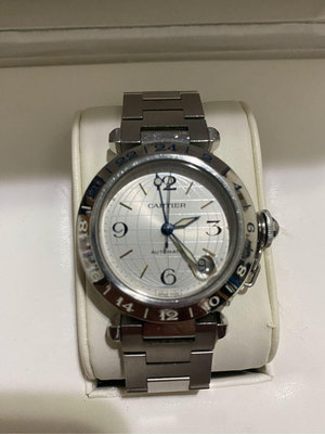 Cartier Pasha 35mm GMT  自動上鍊機械錶