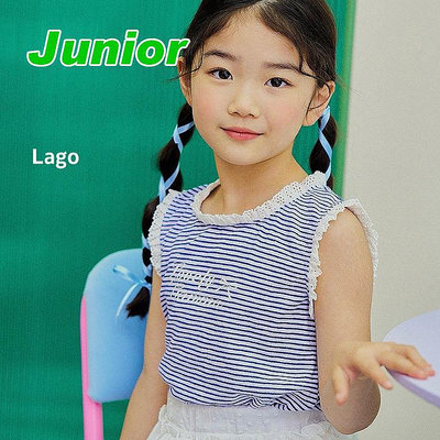 JS~JM ♥上衣(BLUE) LAGO-2 24夏季 LGG240528-036『韓爸有衣正韓國童裝』~預購