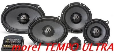 威宏專業汽車音響-美樂儀公司貨 Morel  NEW TEMPO Ultra  6.5 吋分音喇叭  音質大提升