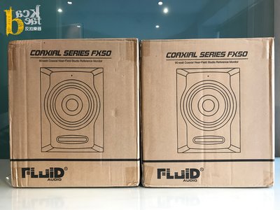 【反拍樂器】FLUID AUDIO FX50 5吋 同軸 監聽喇叭 音樂製作 編曲 混音 現貨 免運費