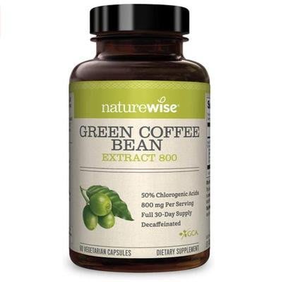 美國NatureWise Green Coffee Bean綠咖啡豆成人800mg60