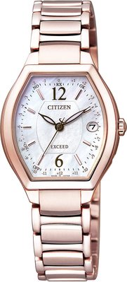 日本正版 CITIZEN 星辰 EXCEED ES9344-54W 電波錶 手錶 女錶 光動能 日本代購