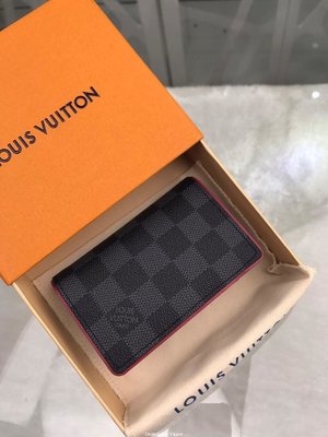 二手Louis Vuitton LV Pocket 方格口袋錢夾 N63257