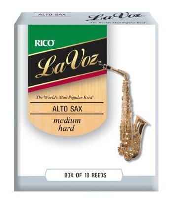 美國 RICO La Voz 中音 薩克斯風竹片 Medium Hard (3號) Alto Sax (10片/盒)