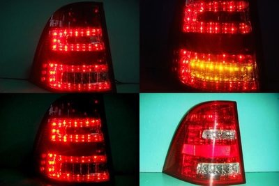 ☆小傑車燈家族☆超炫賓士ML320 ML350 W163全LED紅白款,晶鑽款尾燈(方向燈led版)