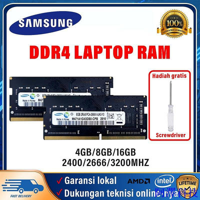 阿澤科技SAMSUNG 三星筆記本電腦內存 DDR4 4GB/8GB/16GB 2400/2666/3200MHZ SODIMM