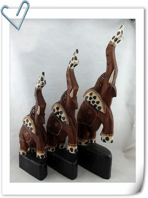 【自然屋精品】 巴里島風木雕 – 大象 (二) 小 木雕品 雕刻品 模型 工藝品 天然手工製 擺飾裝飾 藝術品