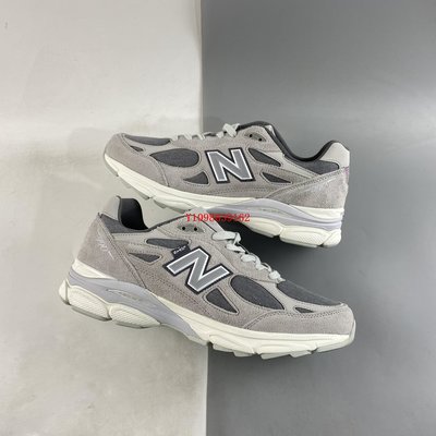 New Balance NB990系列 灰色 經典 增高 耐磨 運動慢跑鞋 M990LV3 男女鞋