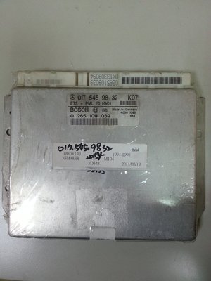 BENZ W140 M104 1995-1996 ASR 電腦 方向盤 PML 電腦 電腦 0175459832