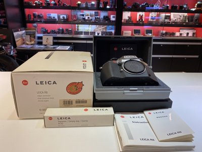 【日光徠卡相機台中】10080 LEICA R8 銀色 135底片相機 盒裝收藏品 近全新未上片過