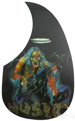 【山姆 樂器工作室】行家嚴選製造 木吉他用防刮塑膠護板  萬聖節 骷髏 死神