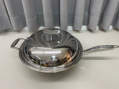 美國製Paruah帕路亞 不銹鋼7層超級複合金單柄炒鍋