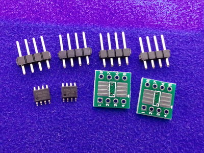 ATTINY13A -SSU 1組2個 + PCB板 + 排針 SOP-8 AVR單片機 微控制器芯片