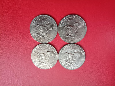 【二手】 美國1974、77年、79年、2000年～，大鷹版、小鷹版、1087 錢幣 硬幣 紀念幣【明月軒】