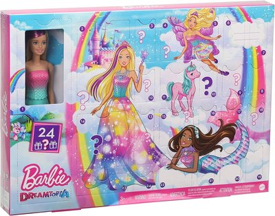 【Curiosity】現貨！Barbie芭比娃娃降臨節日曆耶誕倒數日曆GJB72 娃娃服飾配件$2000↘$1499免運