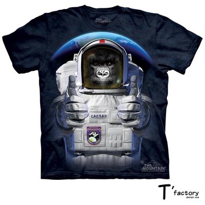 【線上體育】The Mountain 短袖T恤 M號 太空猩猩