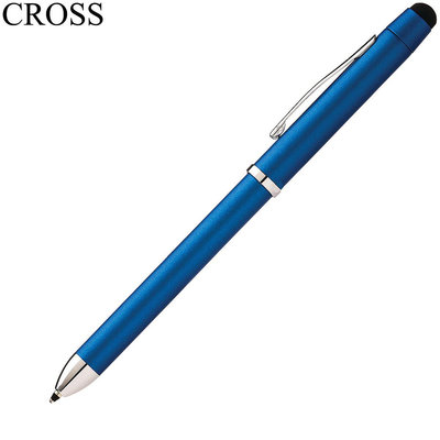 【Pen筆】CROSS高仕 Tech3金屬藍觸控多功能筆 AT0090-8