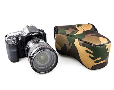 我愛買#O.N.E中叢林迷彩單眼相機包OC-MC1防震防刮防潑水DSLR相機套相機袋微單內裡包相機保護袋攝影包相機袋攝影