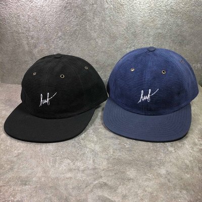 【Faithful】HUF CORDUROY SCRIPT 6 PANEL 棒球帽