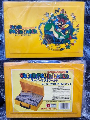 任天堂 超級任天堂 N64 超級瑪利歐世界款 原廠遊戲卡帶收納盒 日本製 全新品